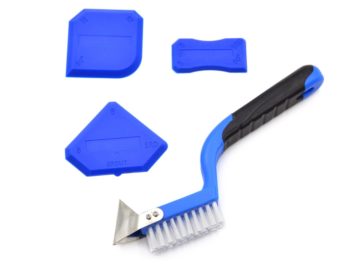 Silicone trowels with brush 4pcs