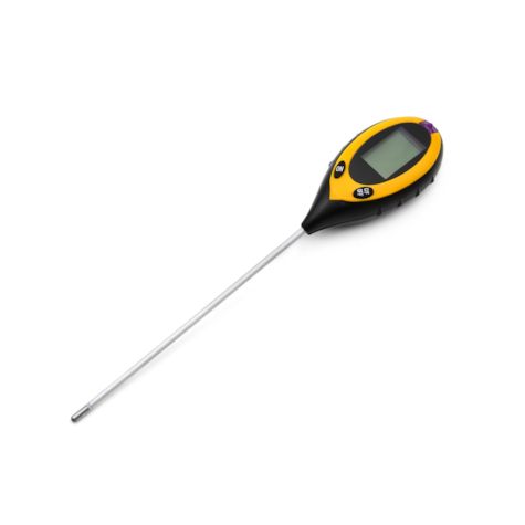 pH-meter, luxmeter, thermometer and humidity measuring instrument