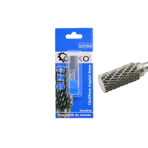 Tungsten carbide cutter 12mmx25mm 6mm (square mode)