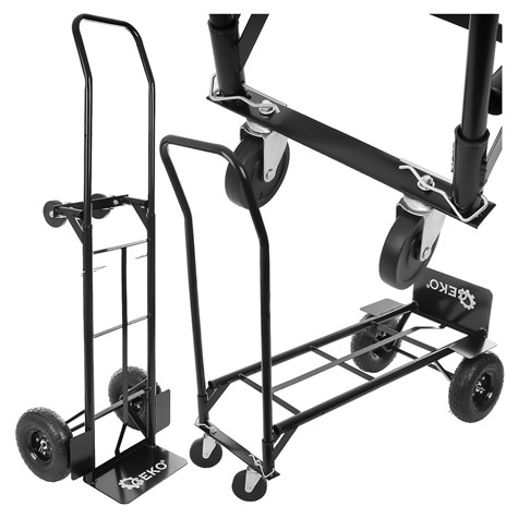 Foldable trolley 200kg 2in1