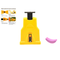 Manual chain sharpener