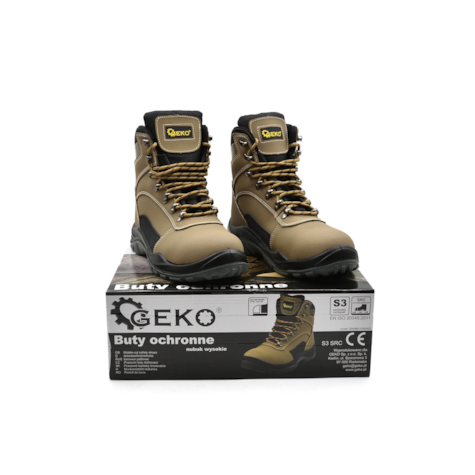 Buty ochronne model nr 7 nubuk wysokie S3 SRC - r. 44 (10)