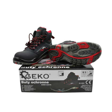 Buty ochronne model nr 9 nubuk czarne S3 SRC - r. 40 (10)