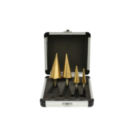 Titanium Step Drill Cone Drill Bits Set (4-12,4-20,4-32,4-39)
