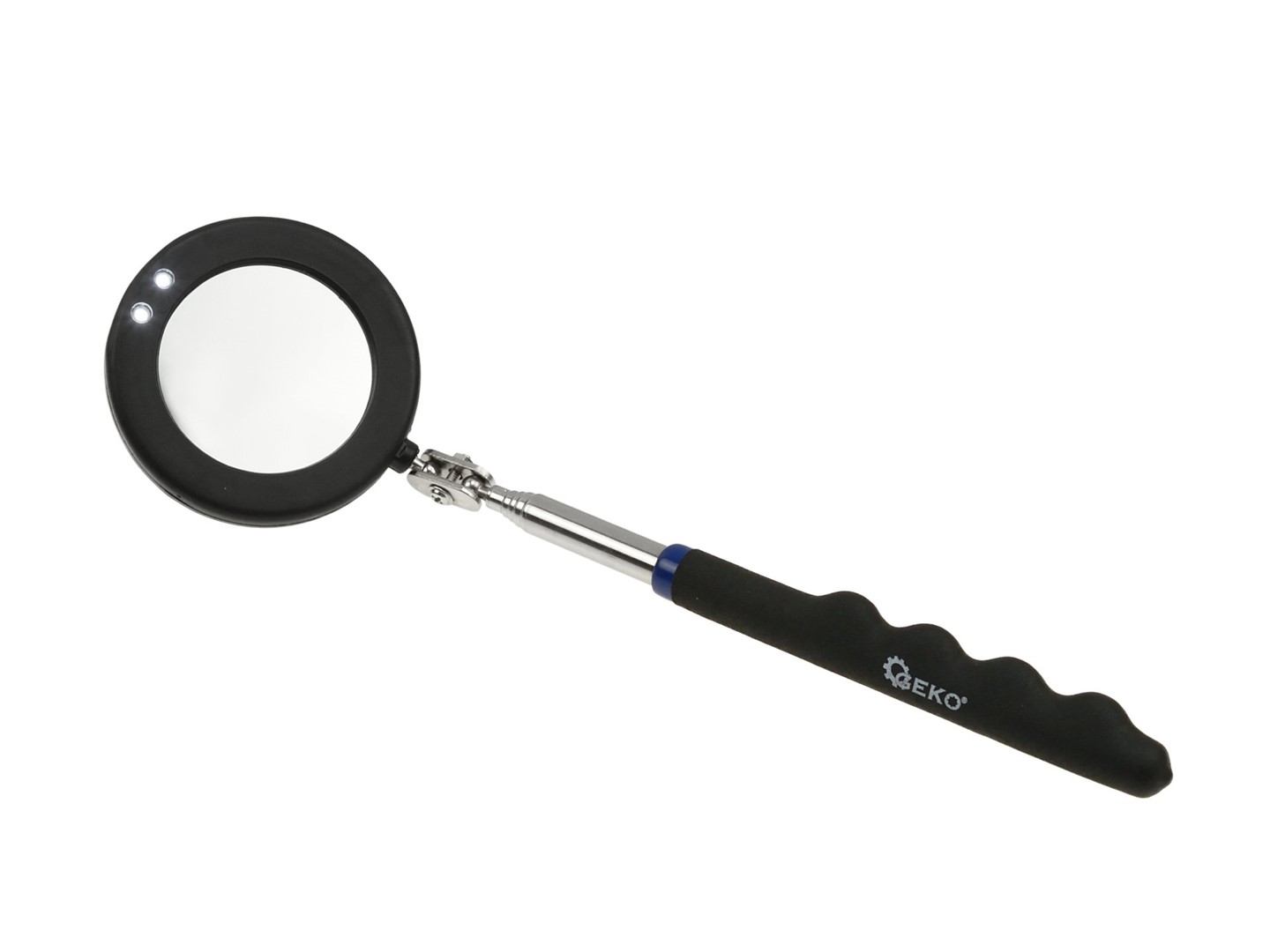 Telescoping inspection mirror with lamp  265-920mm