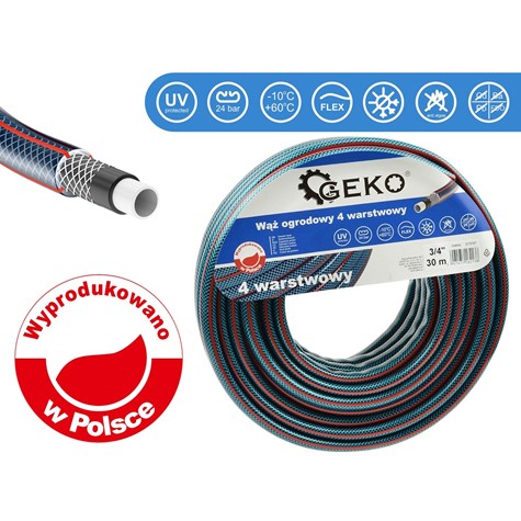 Garden hose 4 layer 3/4  30m GEKO