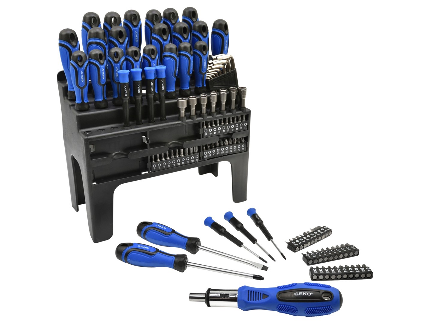 Set of screwdrivers and bits 122pcs