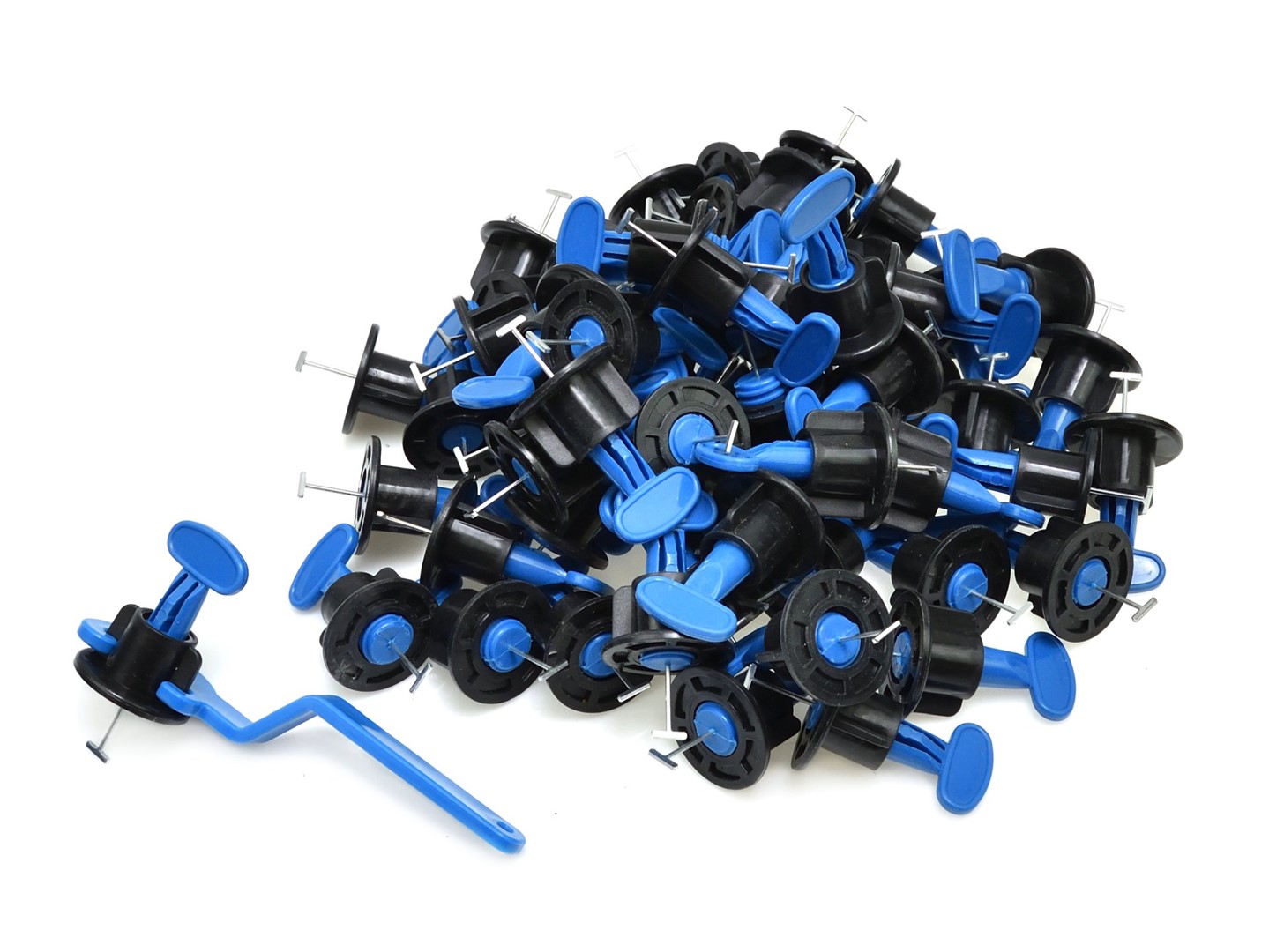 Set of levellers 50pcs + wrenches 2pcs