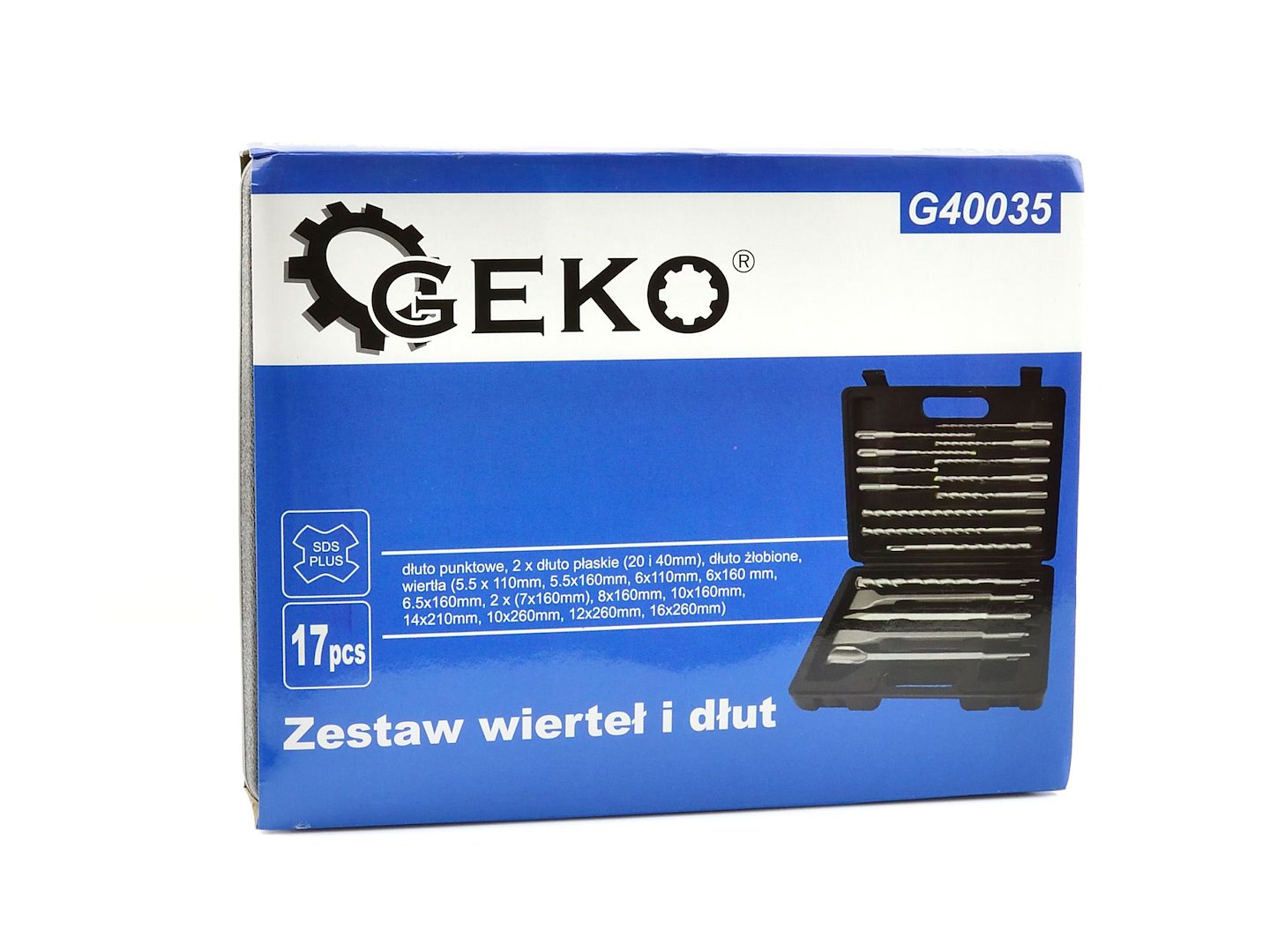 Zestaw wierteł i dłut SDS Plus 17el.(4) 8