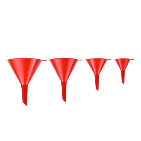 4pcs plastic funnel 52 76 100 120 mm