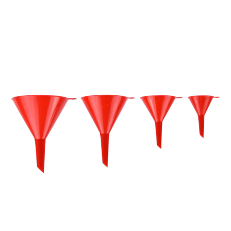 4pcs plastic funnel 52 76 100 120 mm