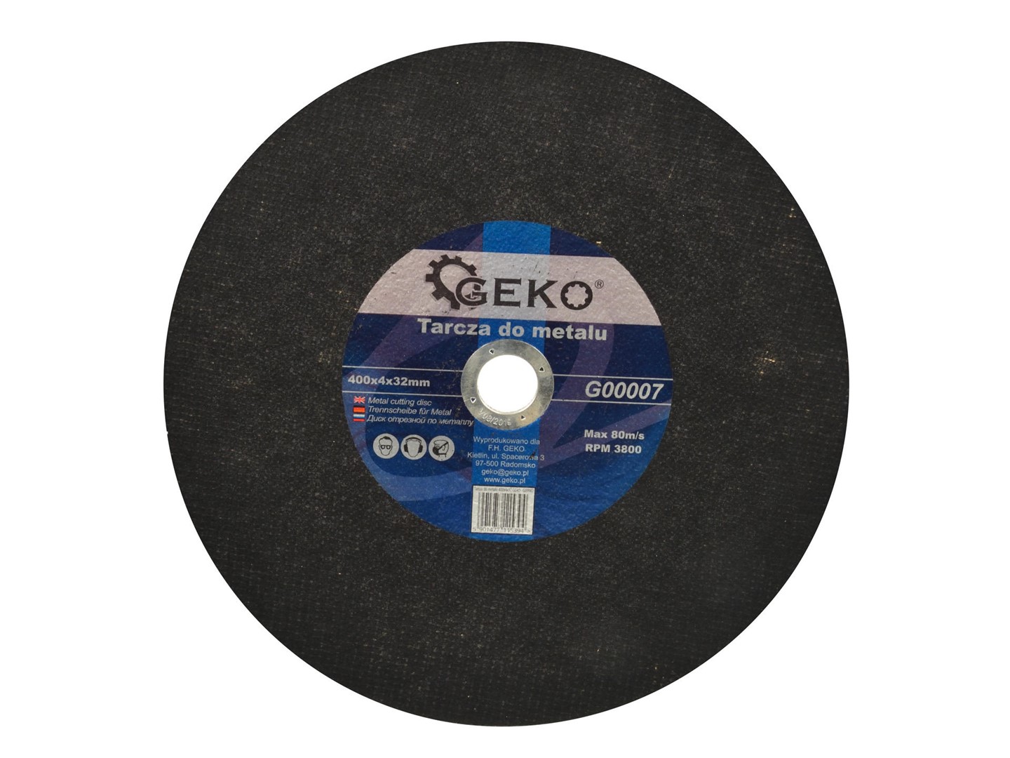 Metal Cutting Disc 400x4x32mm GEKO