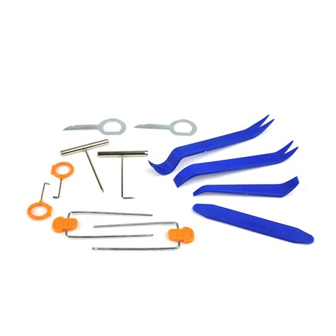 Zestaw ściągaczy do demontażu tapicerki i radia 12el(50)