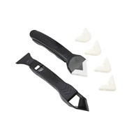 Silicone caulking tools grout scraper