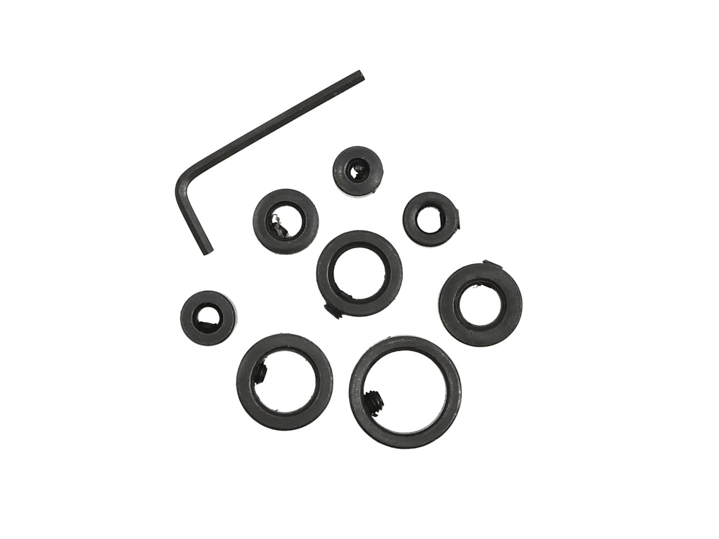 Woodworking Drill Bit Depth Stop Collars Ring 3-16mm