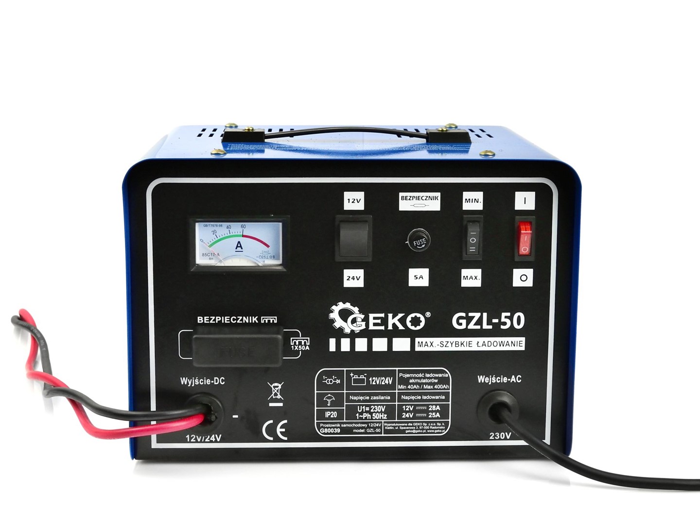 Battery charger 12/24V GZL-50