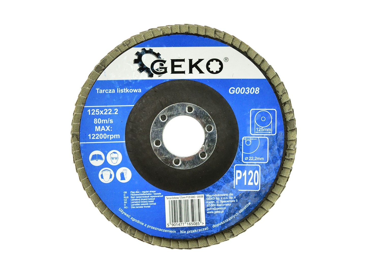 Aluminium Oxide Flap Disc 125mm Grit 120