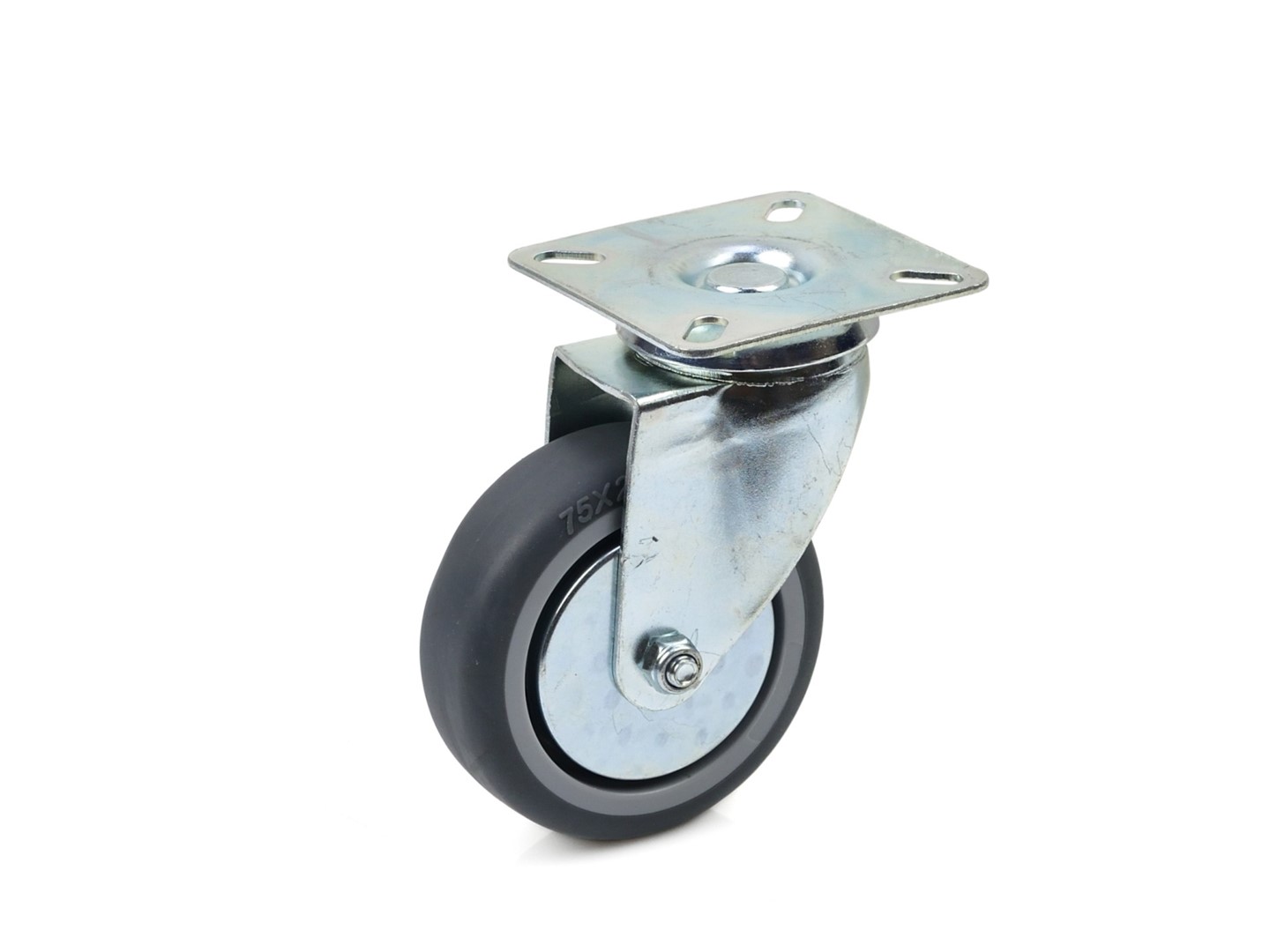 caster wheel swivel plate 75mm