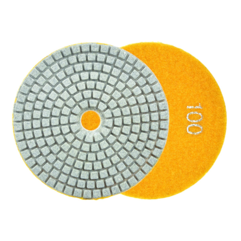 Diamond polishing pad 100mm G100