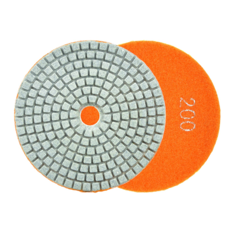 Diamond polishing pad 100mm G200