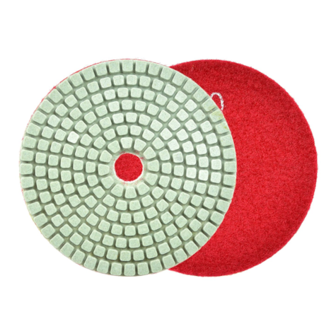 Diamond polishing pad 100mm G400