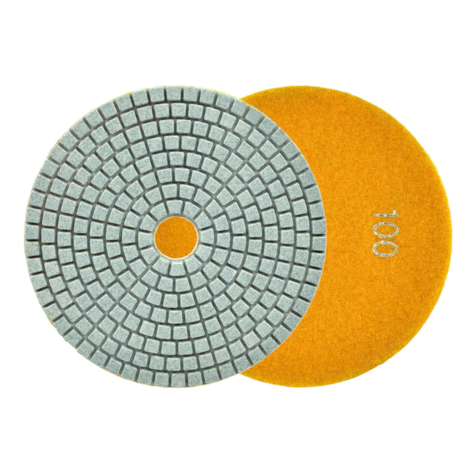 Diamond polishing pad 125mm G100