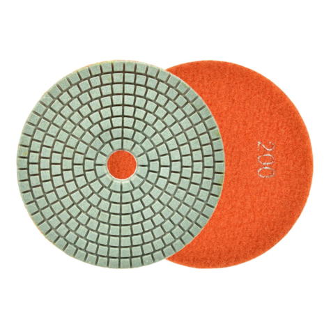 Diamond polishing pad 125mm G200