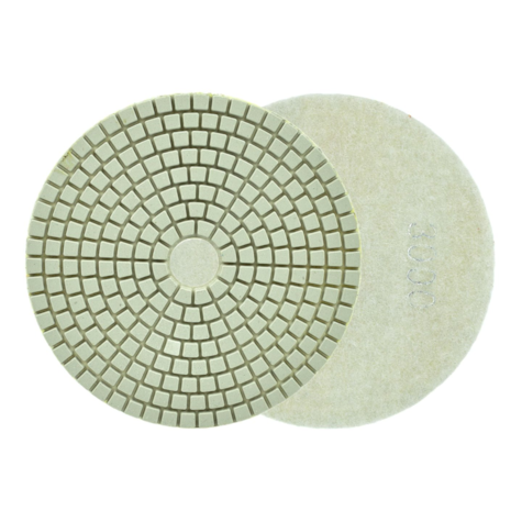 Diamond polishing pad 125mm G3000