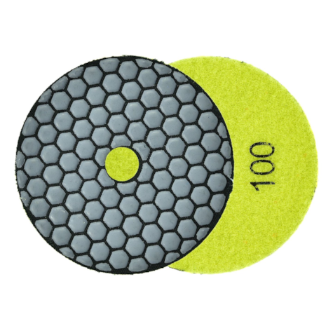 Diamond dry polishing pad 100mm G100