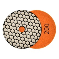 Diamond dry polishing pad 100mm G200