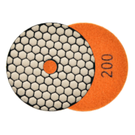Diamond dry polishing pad 100mm G200