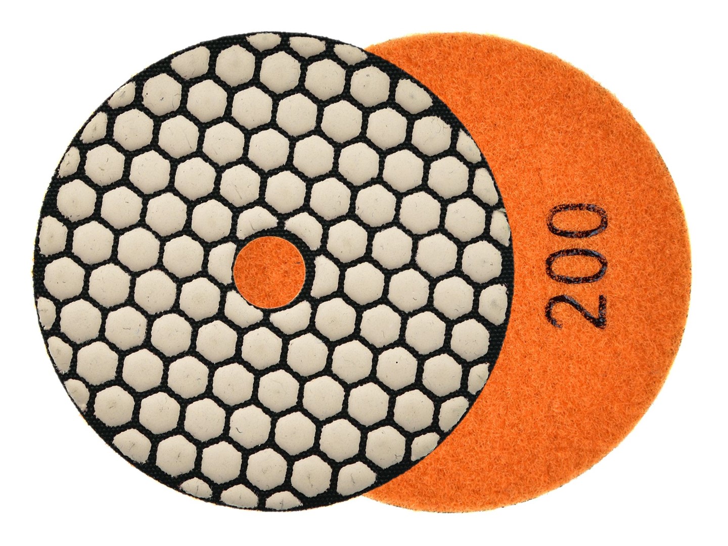 Diamond dry polishing pad 100mm G200