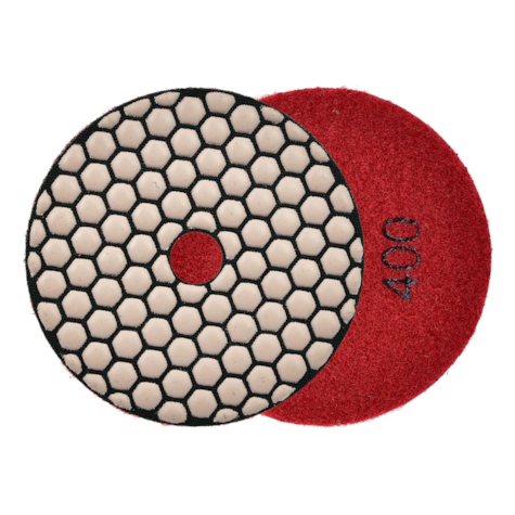 Diamond dry polishing pad 100mm G400