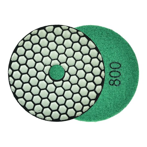 Diamond dry polishing pad 100mm G800