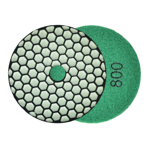 Diamond dry polishing pad 100mm G800