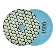 Diamond dry polishing pad 100mm G1500