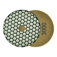 Diamond dry polishing pad 100mm G3000