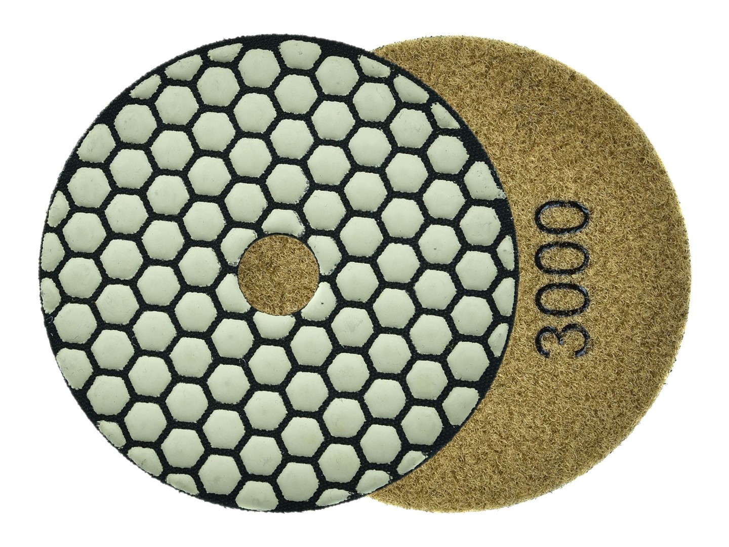 Diamond dry polishing pad 100mm G3000