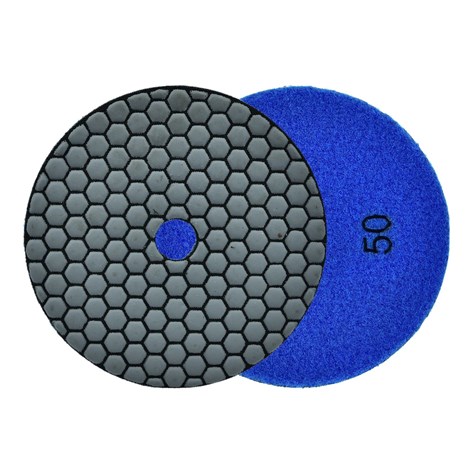 Diamond dry polishing pad 125mm G50