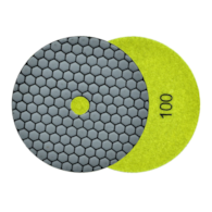 Diamond dry polishing pad 125mm G100