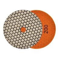 Diamond dry polishing pad 125mm G200