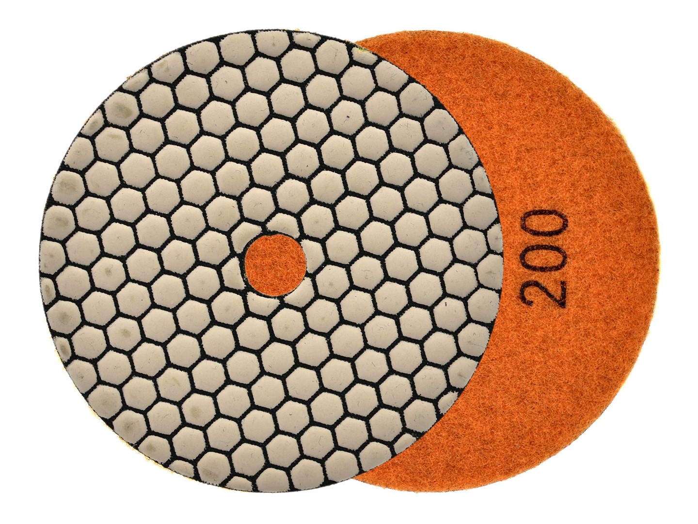 Diamond dry polishing pad 125mm G200