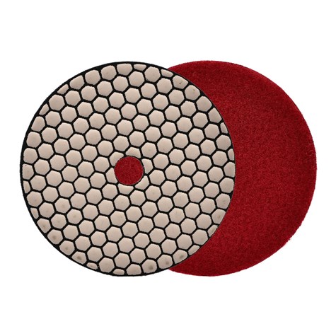 Diamond dry polishing pad 125mm G400