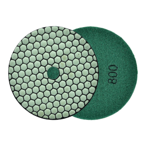 Diamond dry polishing pad 125mm G800