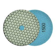Diamond dry polishing pad 125mm G1500