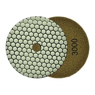 Diamond dry polishing pad 125mm G3000