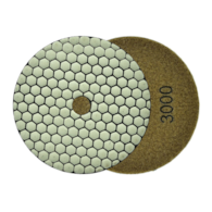 Diamond dry polishing pad 125mm G3000