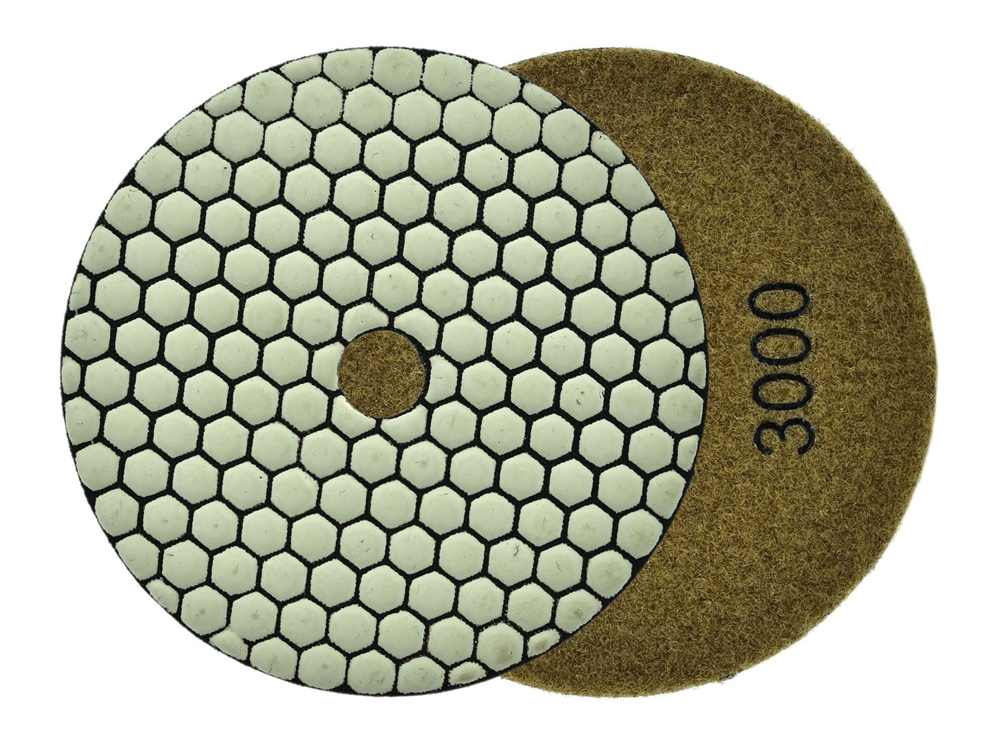 Diamond dry polishing pad 125mm G3000