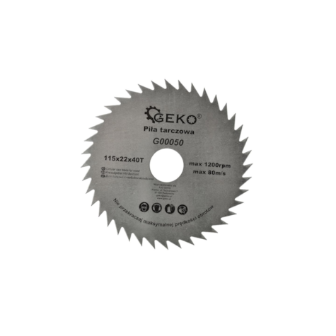 Circular saw blade for wood 115x22x40T