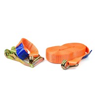 Ratchet Tie Down Strap with J Hooks 14m/5T/50mm